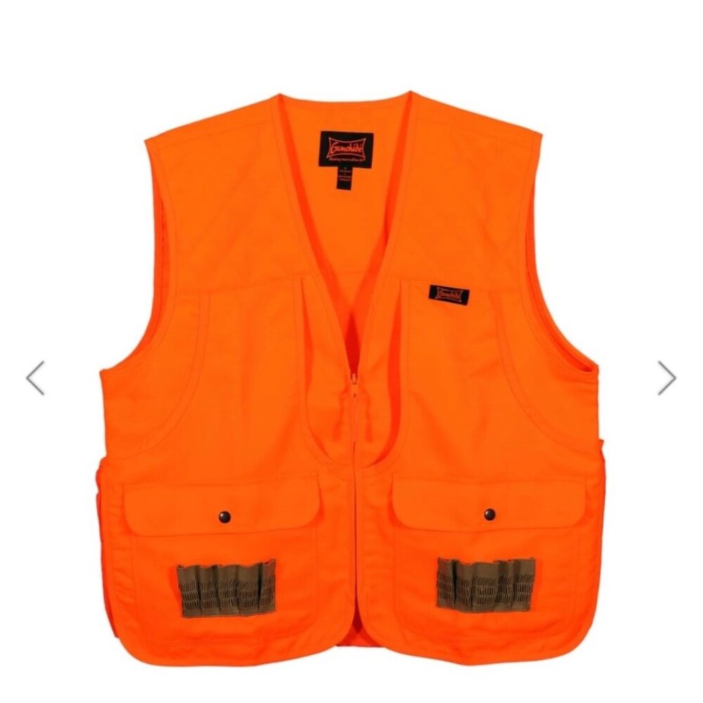 Gamehide Blaze Orange Front Loader Hunting Vest  & Shell Loops size L